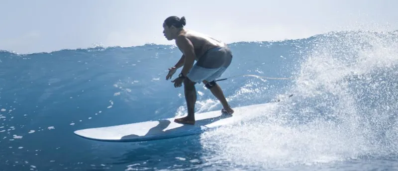 Organic Surf Wax - man surfing